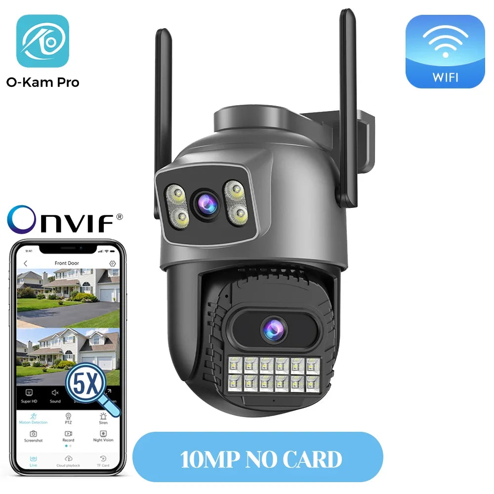 Caméra De Surveillance Extérieure PTZ Wi-Fi 10X