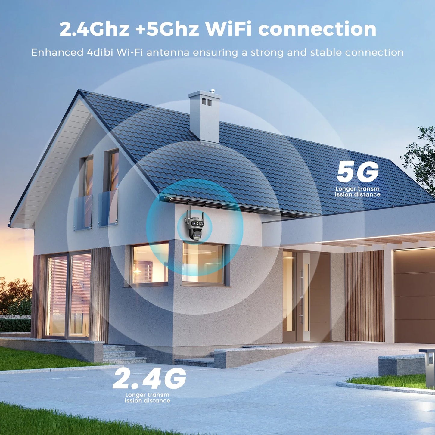 Caméra De Surveillance Extérieure PTZ Wi-Fi 10X