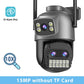 Caméra PTZ Extérieure Wi-Fi Double Écran 15MP