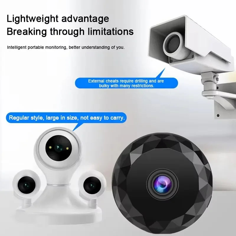 Mini Caméra De Sécurité Wi-Fi Avec Vision Nocturne
